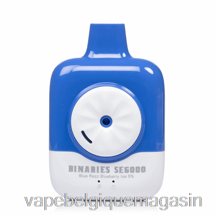 Vape Jetable Horizon Binaires Se6000 Jetable Bleu Razz Glace Aux Myrtilles